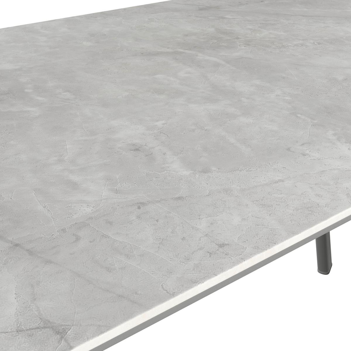 Jedilna Miza George, Črna, Siva, 140x80 - siva/črna, Konvencionalno, kovina/leseni material (140/76/80cm) - Mömax