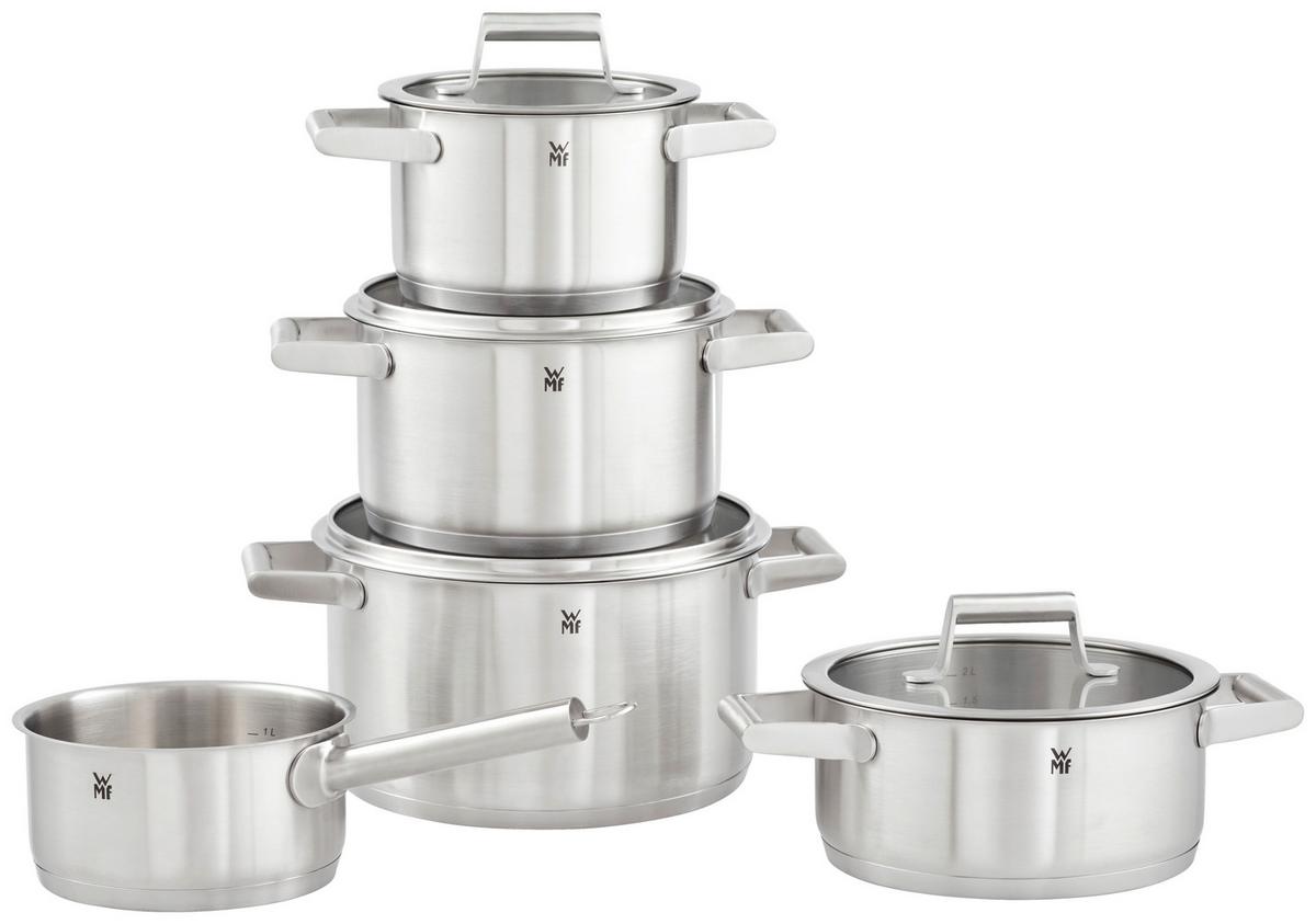 Kochtopfset WMF Comfort Line Edelstahlfarben 5-teilig - Edelstahlfarben, KONVENTIONELL, Metall (29/53,1/23,2cm) - WMF