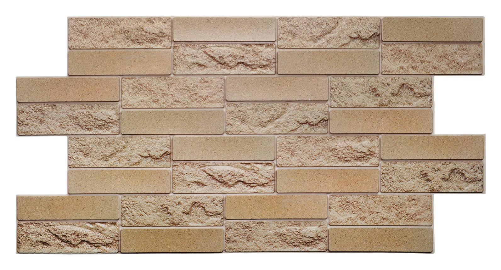 Pvc-falburkoló Facing Brick - műanyag (98/49,8/0,3cm)