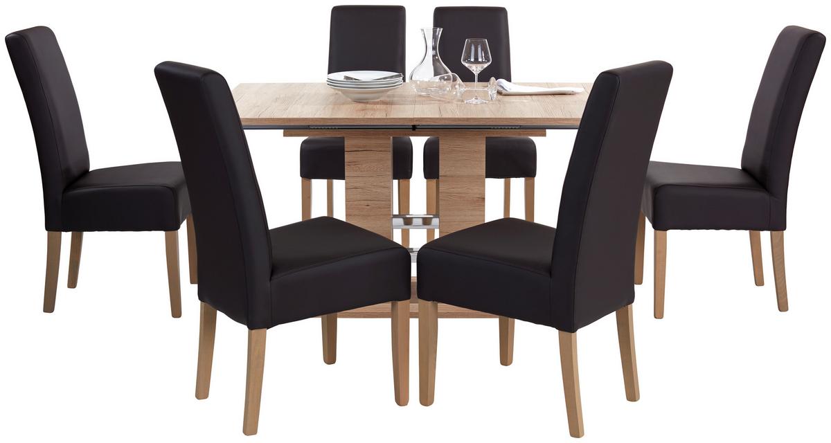 Raztegljiva Miza Helena, Barva Hrasta, 140-220 X 90 Cm - barve hrasta, Konvencionalno, leseni material (140-220/76/90cm) - Mömax