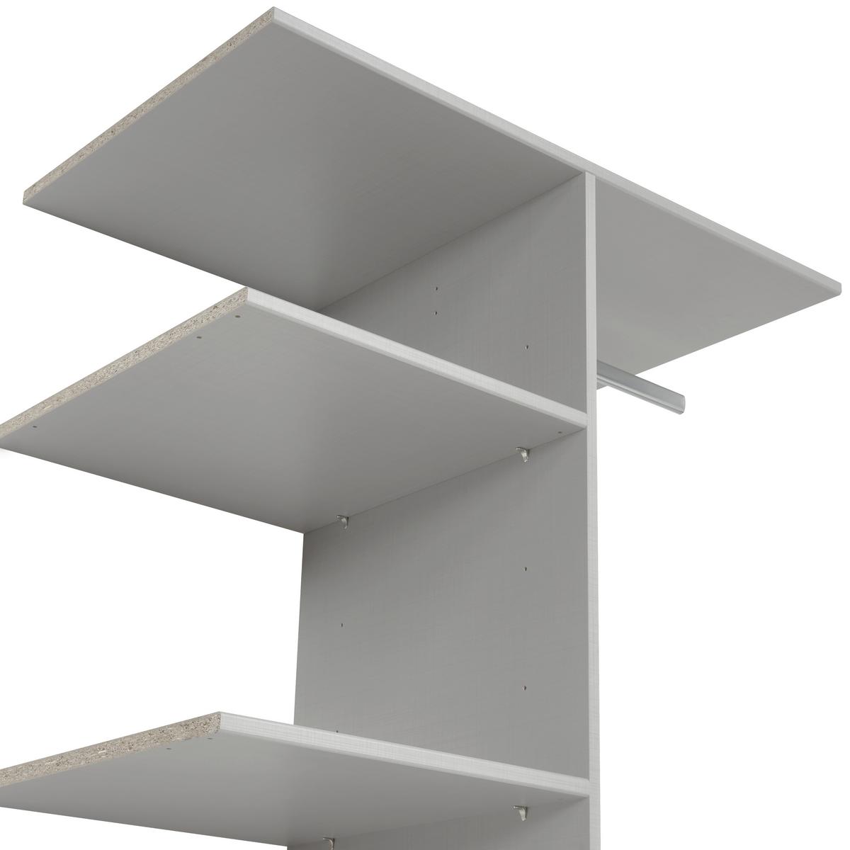 INNENEINTEILUNG WÄSCHEEINTEILUNG - Grau, MODERN, Holzwerkstoff (87/150/50cm) - MID.YOU