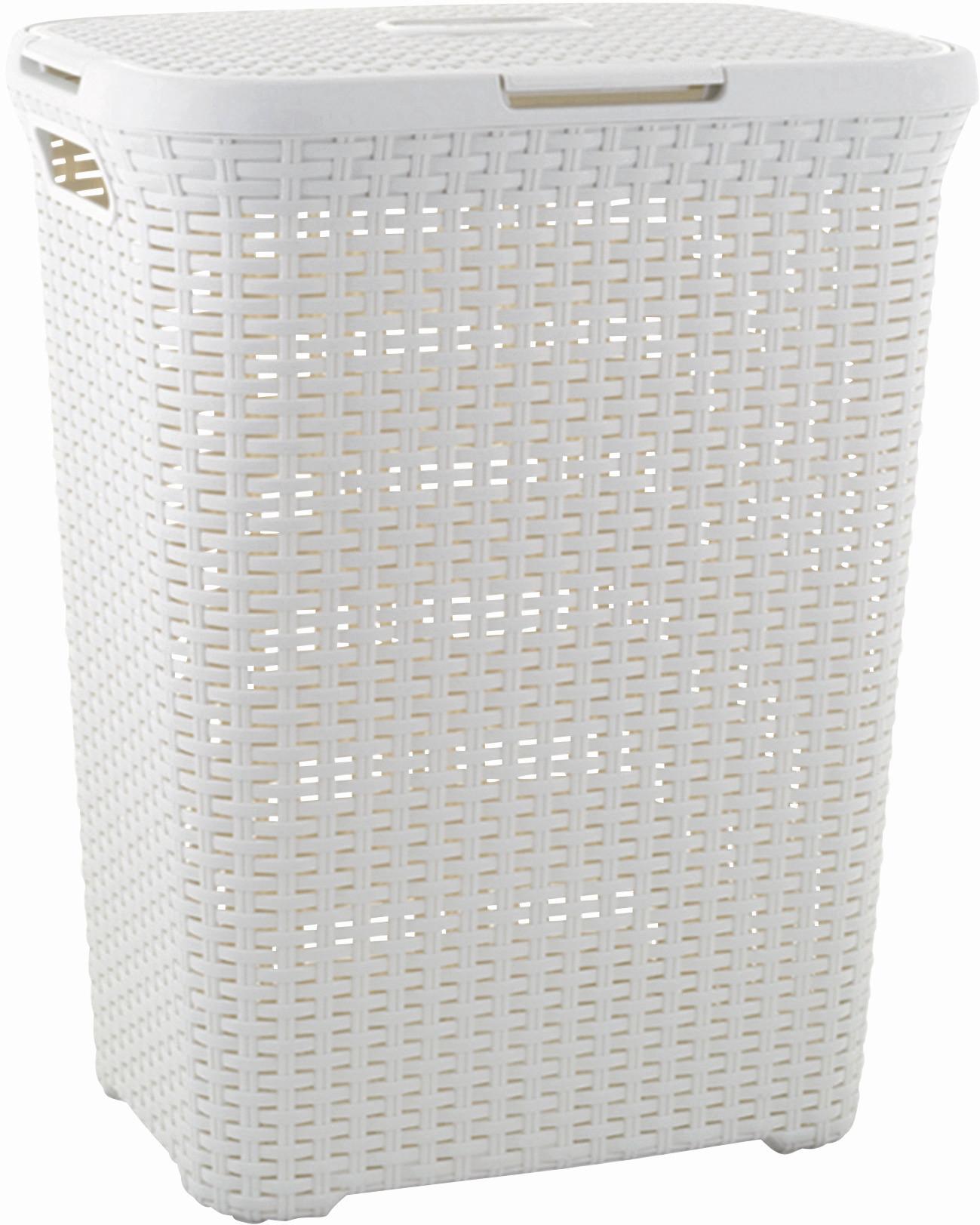 Szennyestartó Űrtartalom: Kb. 60l - krémszínű, Konventionell, műanyag (34,1/61,5/44,8cm) - Curver