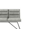 HOEKBANK KONA - Lichtgrijs/Zwart, Modern, Hout/Textiel (135/89/180cm) - Bessagi Home
