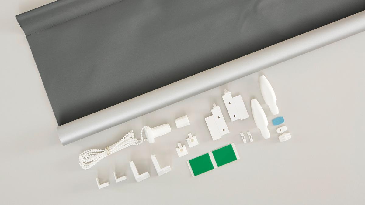 Jaluzea de agățat Thermo - ardeziu, textil (100/150cm) - Premium Living