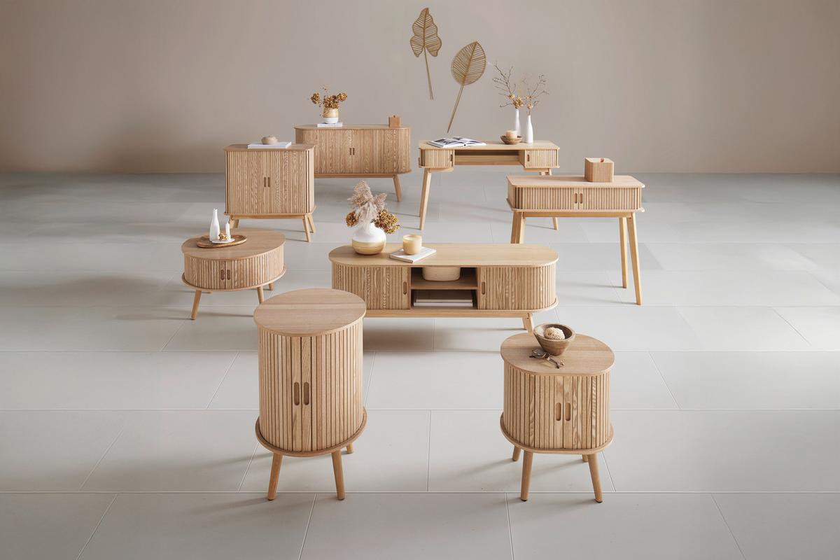 Kommode Skandy Naturfarben - Naturfarben, MODERN, Holz/Holzwerkstoff (120/80/35cm) - Premium Living