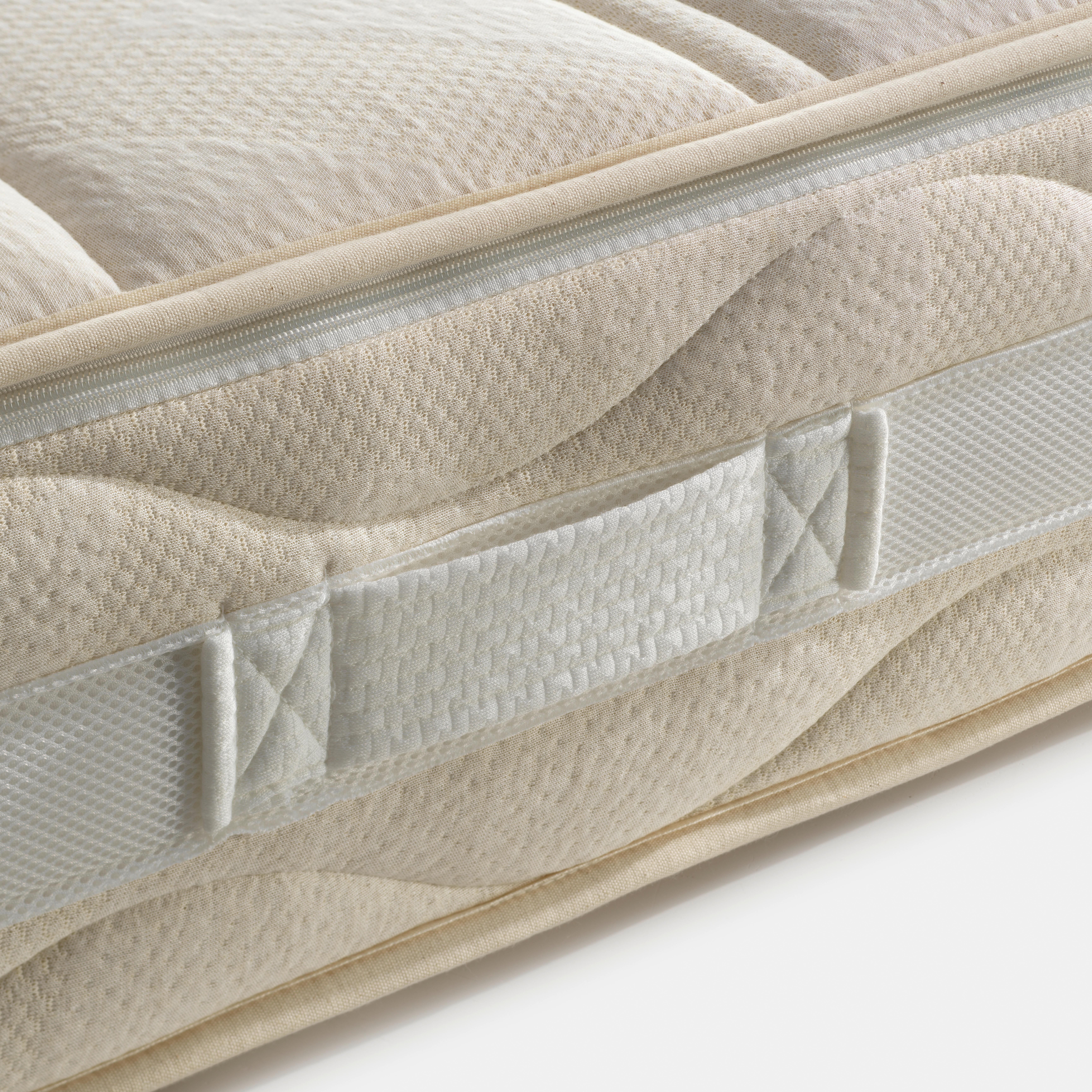 Latexmatratze Waldgrün L700 ca. 90x200 cm Weiß - Weiß, Basics, Textil (90/200cm) - Linea Natura