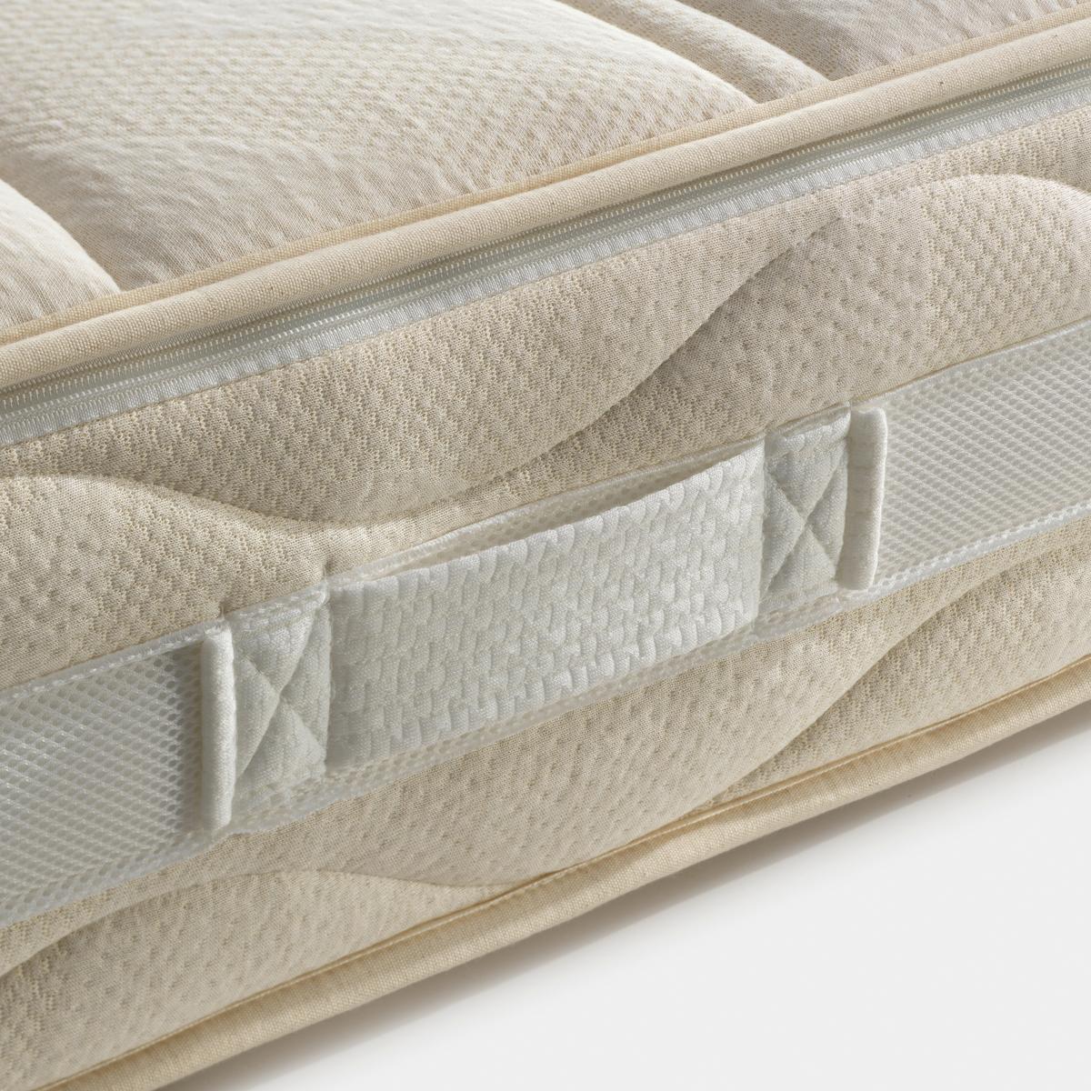Latexmatratze Waldgrün L700 ca. 90x200 cm Weiß - Weiß, Basics, Textil (90/200cm) - Linea Natura