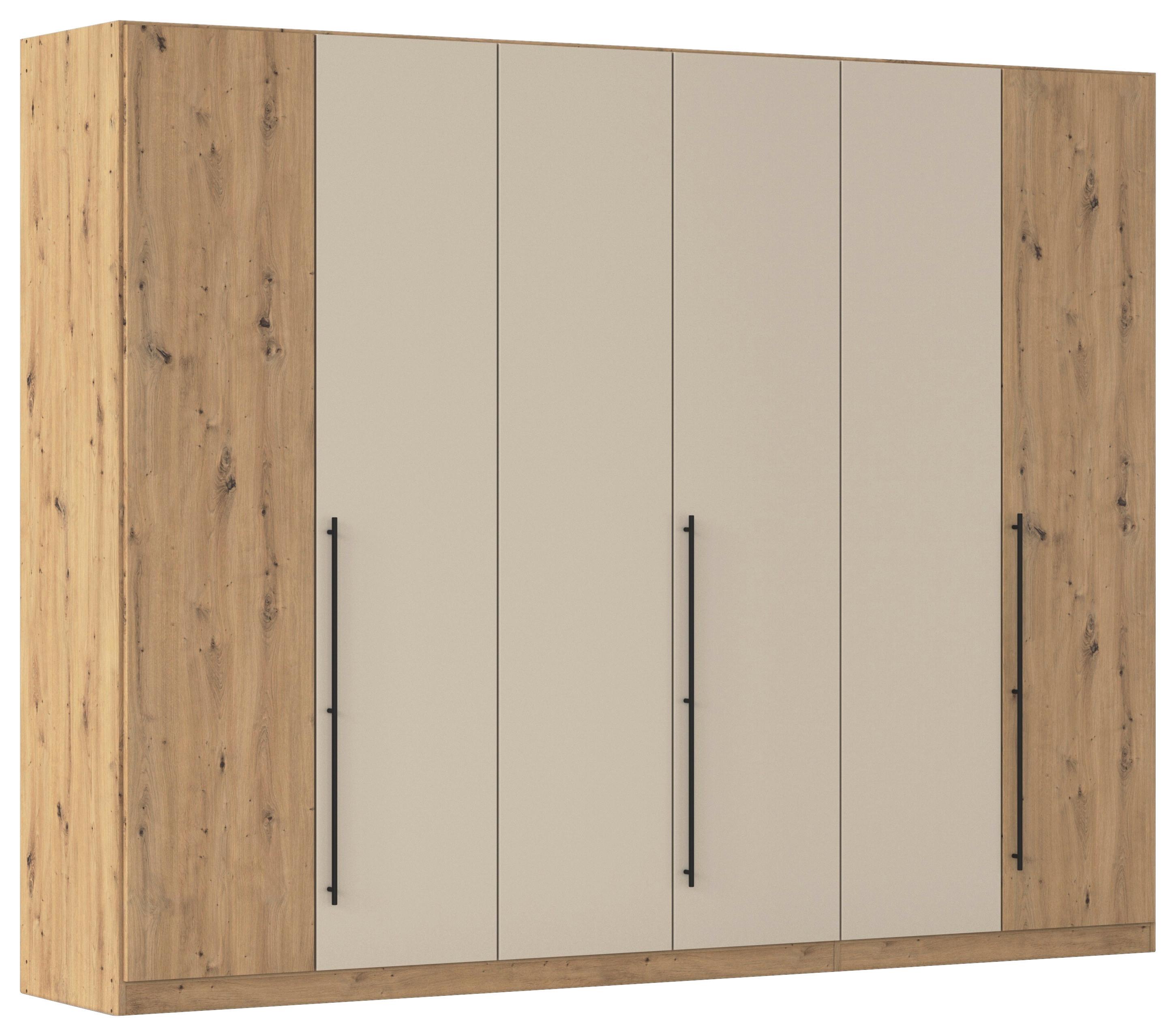 Omara Za Oblačila Safari, Hrast, Barva Šampanjca, 271cm - barve šampanjca/črna, Konvencionalno, kovina/leseni material (271/210/54cm)