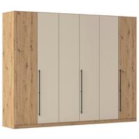 Omara Za Oblačila Safari, Hrast, Barva Šampanjca, 271cm - barve šampanjca/črna, Konvencionalno, kovina/leseni material (271/210/54cm)