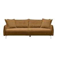 Canapea KISS - galben muștar, Modern, lemn (241/90/117cm) - Mömax