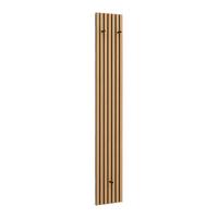 Garderobenpaneel In Eiche Furniert - Eichefarben, Modern, Holzwerkstoff/Textil (25/160/7,5cm) - Mömax