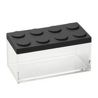 Vorratsdose Matea in Transparent/Schwarz ca. 1,5 l - Transparent/Schwarz, Kunststoff (10/20/10,5cm)