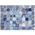 Bild Lucie Blau - Blau/Weiß, Holz/Textil (102/142/4,3cm) - Modern Living Bild Lucie Blau - Blau/Weiß, Holz/Textil (102/142/4,3cm) - Modern Living