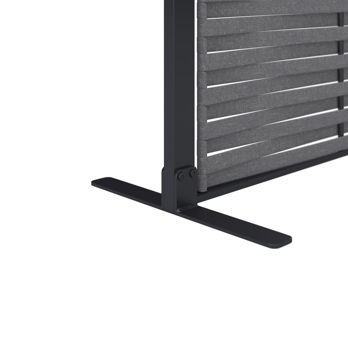 Paraván Java - sötétszürke, Natur, műanyag/fém (36/180/119cm) - Mömax