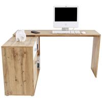 Masă de birou Prag - culoare lemn stejar, Modern, material pe bază de lemn (138/74/50cm) - Modern Living
