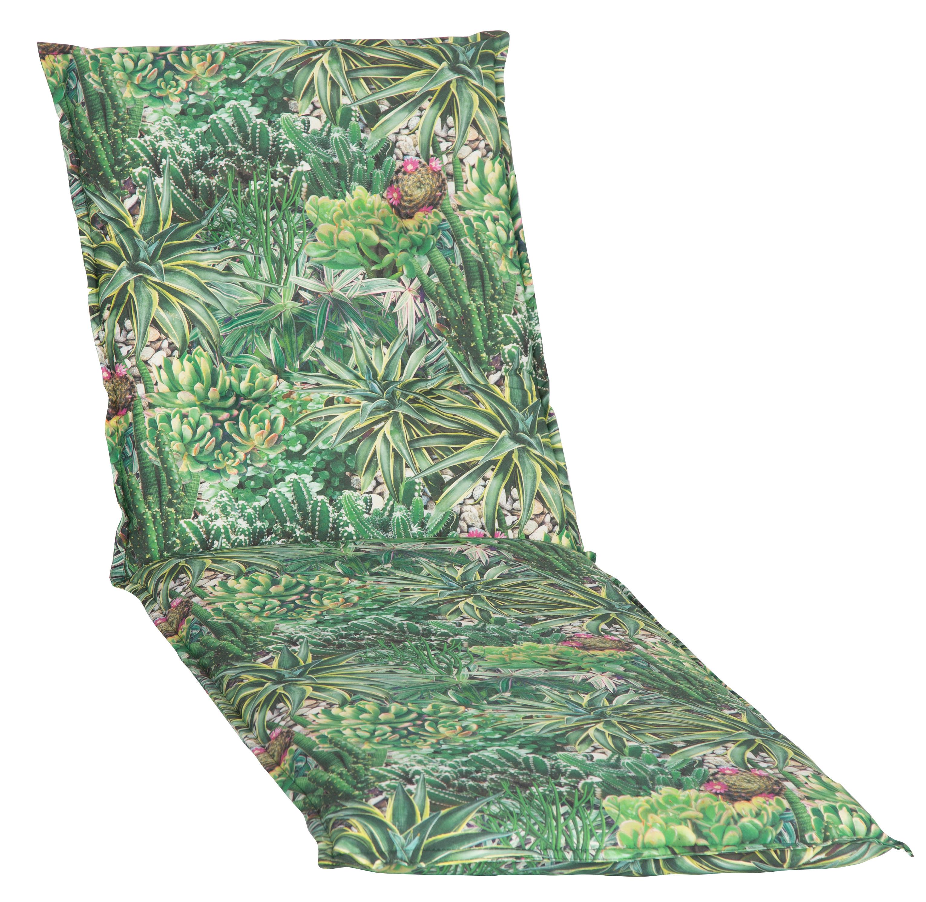 Podloga Za Ležalnik Tegernsee, Večbarvno - zelena, Basics, tekstil (191/58/8cm)