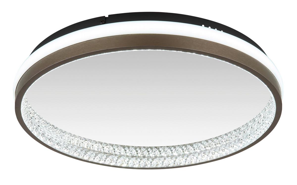 LED-DECKENLEUCHTE 67179D DELLA - Klar/Weiss, Konventionell, Kunststoff/Metall (39,7/6cm) - Globo