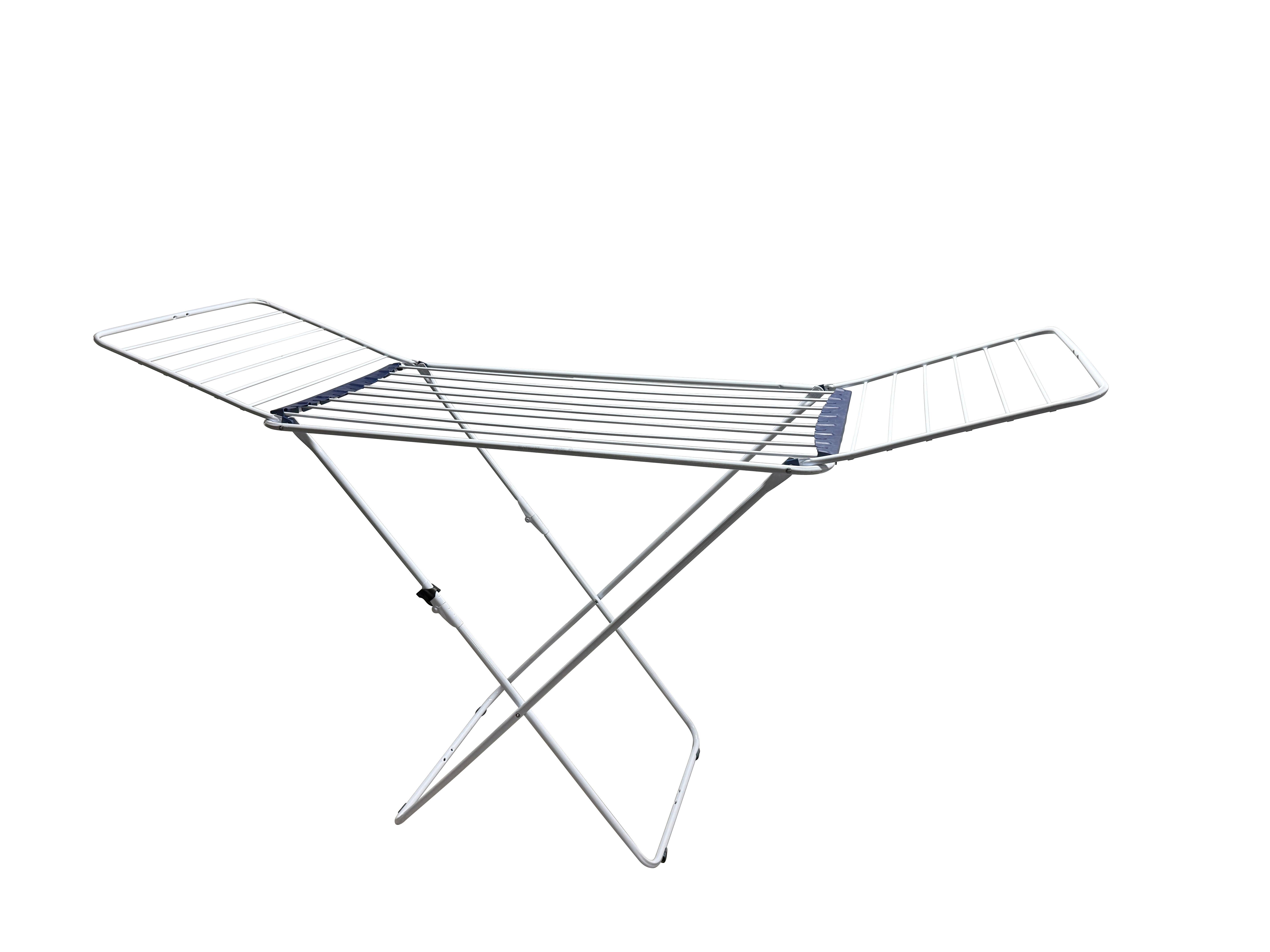 Stalak Za Sušenje Rublja Regis - bijela/plava, Konvencionalno, metal/plastika (178/55cm) - Mömax