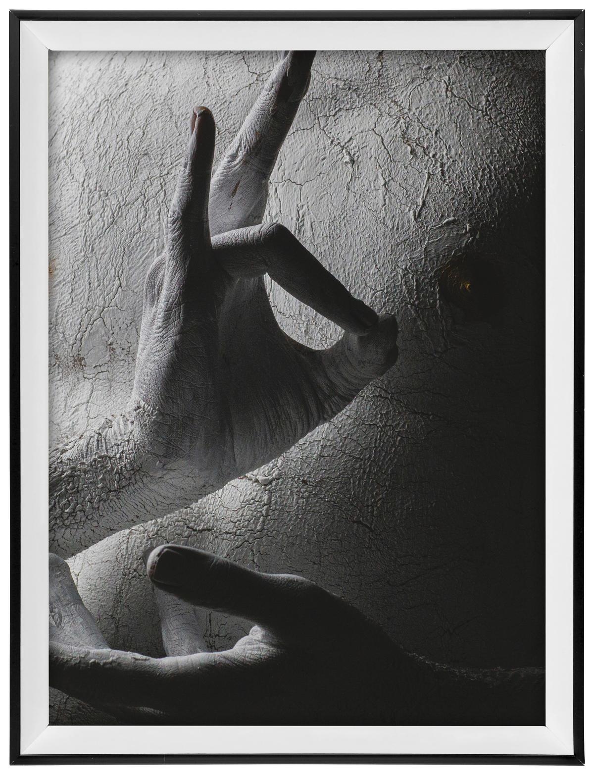 Bilderrahmen Mara in Schwarz ca. 15x20cm - Schwarz, Kunststoff (15/20cm) - Mömax