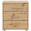 Noćni Ormarić Smart 3 - bijela/hrast Artisan, Konvencionalno, drvni materijal (50/54/35cm)
