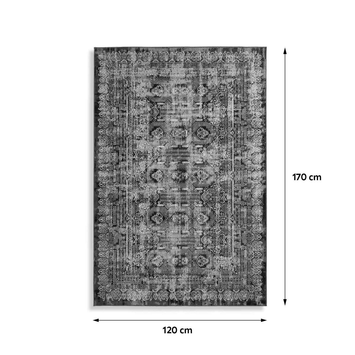 Vintage-teppich 6ntae-120-170 - Blau, Trend, Textil (120/170cm) - Kayoom