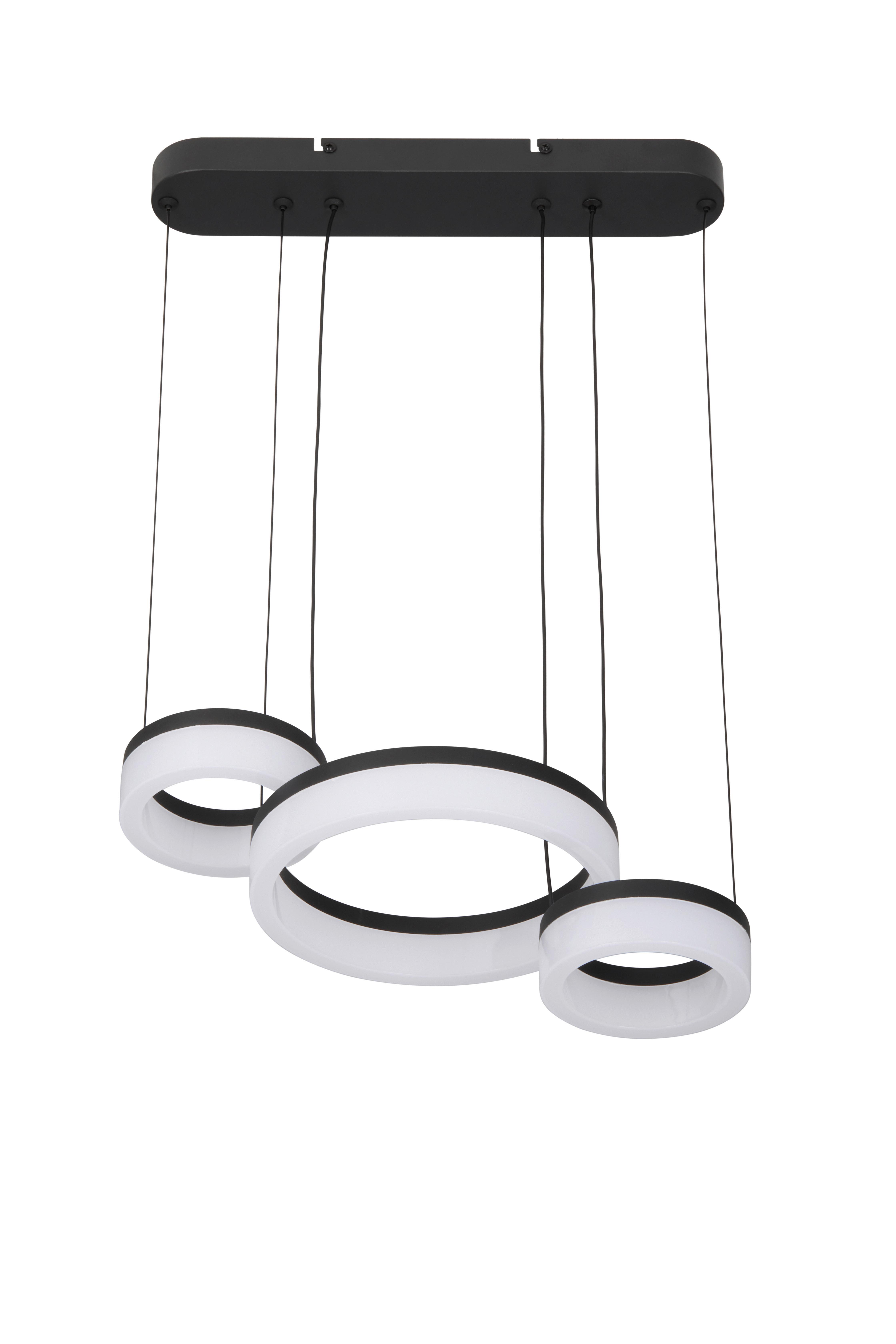LED-HÄNGLAMPA GUTZI - svart, Modern, metall/plast (40cm)