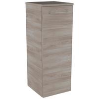Midischrank "Lima" , esche - Chromfarben/Eschefarben, MODERN, Glas/Holzwerkstoff (30,5/81/32cm) - MID.YOU