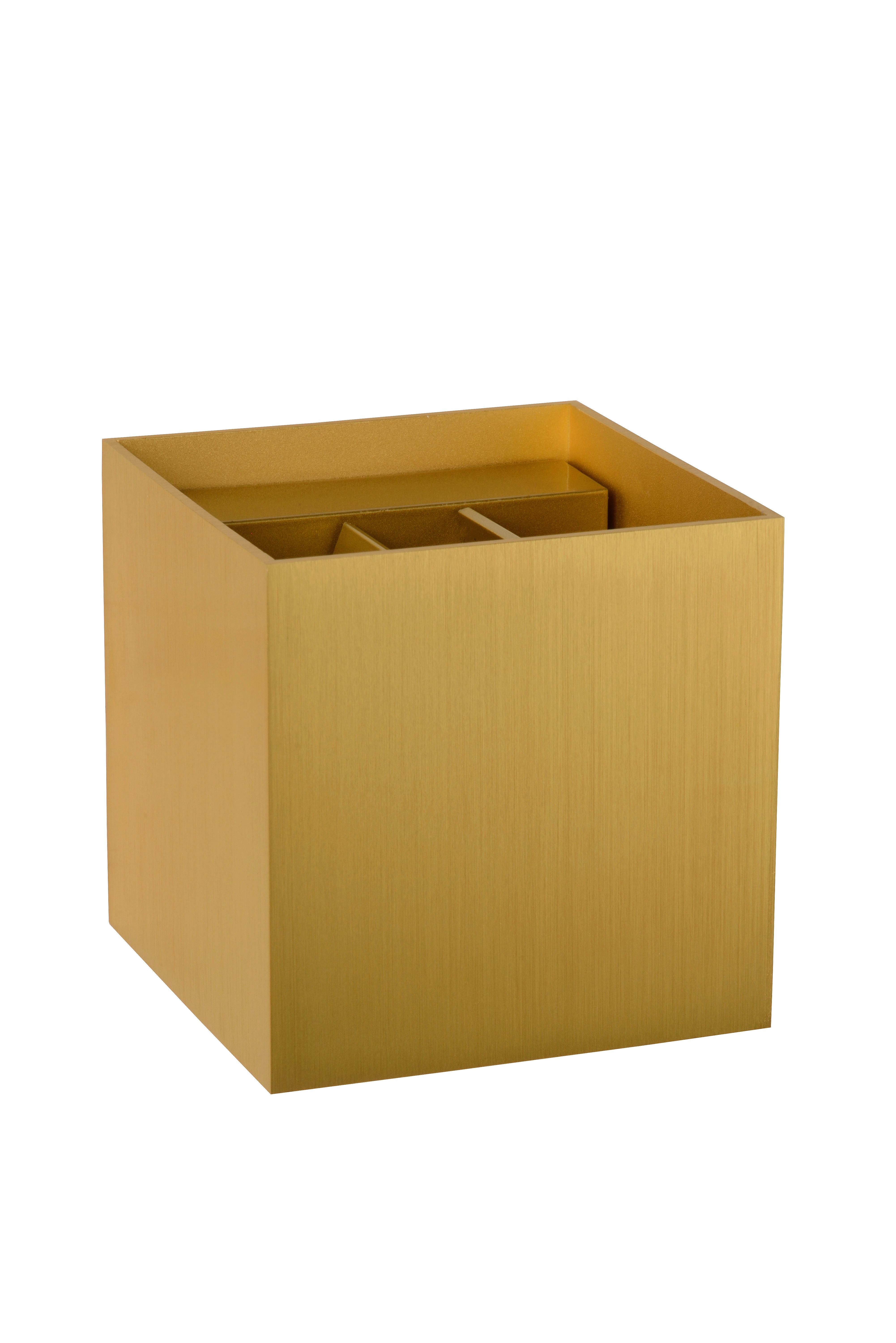 Led-wandleuchte 09217/04/02 Xio - Goldfarben, Design, Metall (9.7/9.7/9.7cm) - Lucide