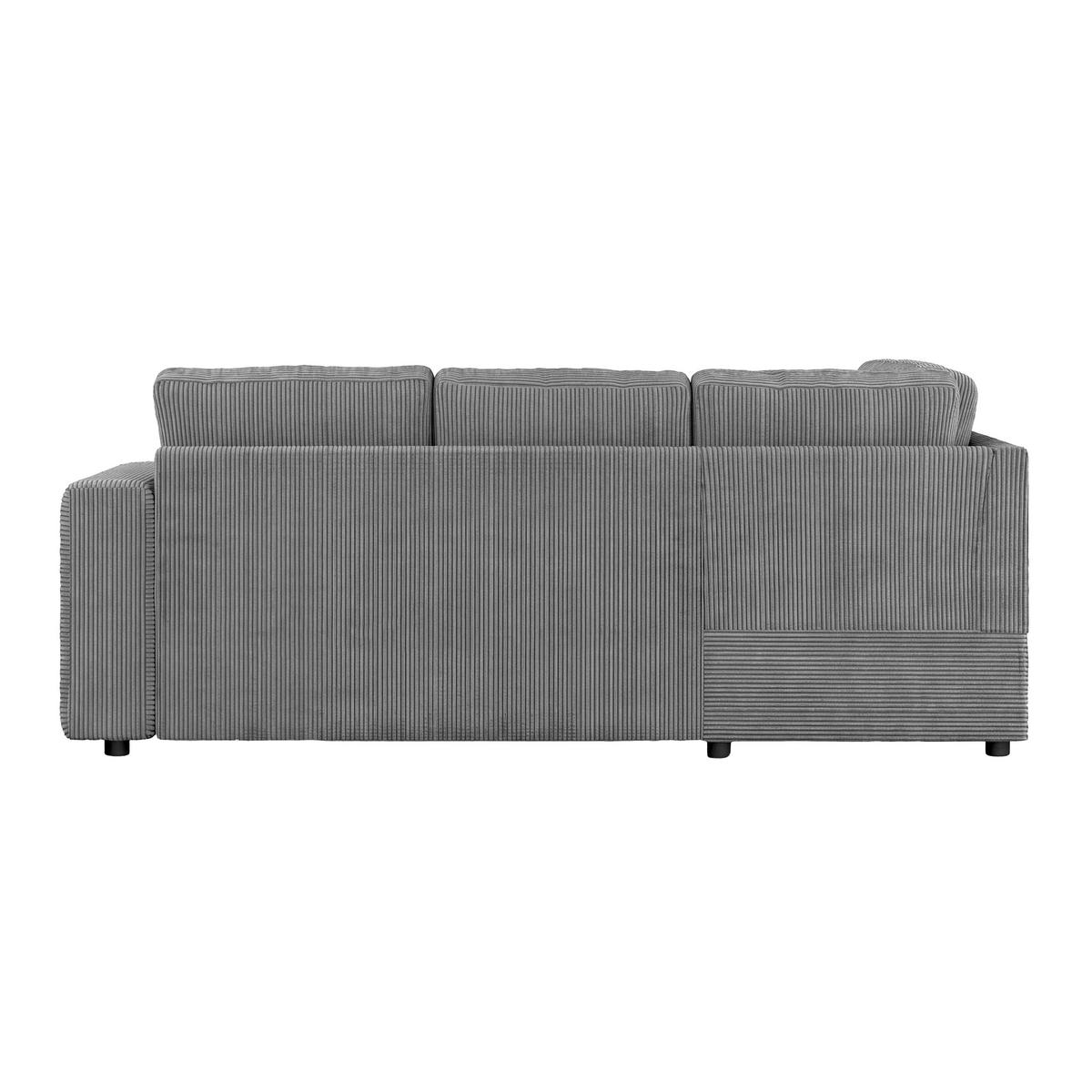 Colțar Toulouse - antracit, Trend, lemn/metal (206/224cm)