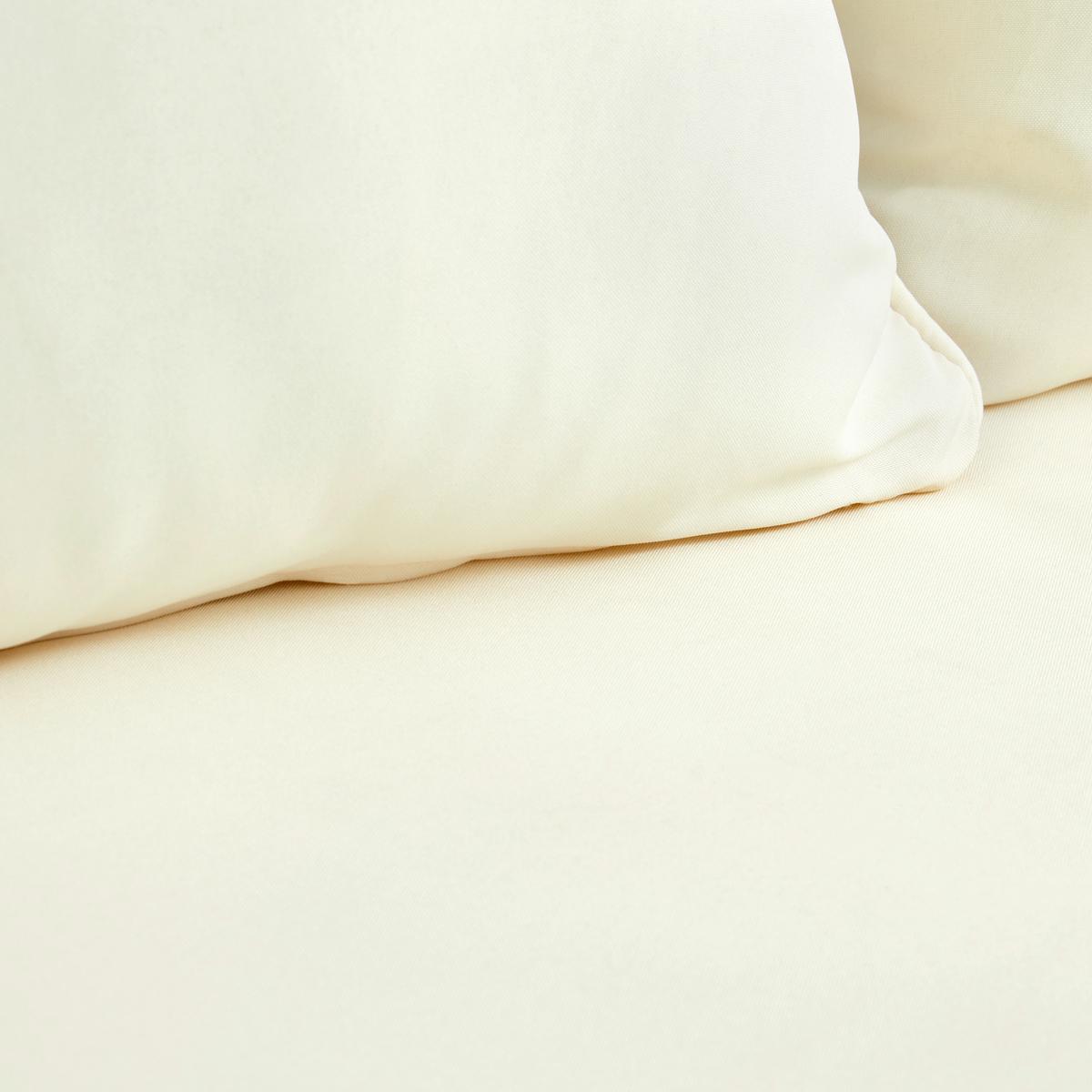 Gartenliege Pia Creme Akazie/Outdoorstoff - Creme/Naturfarben, MODERN, Holz/Textil (143-190/68/75cm) - Bessagi Garden