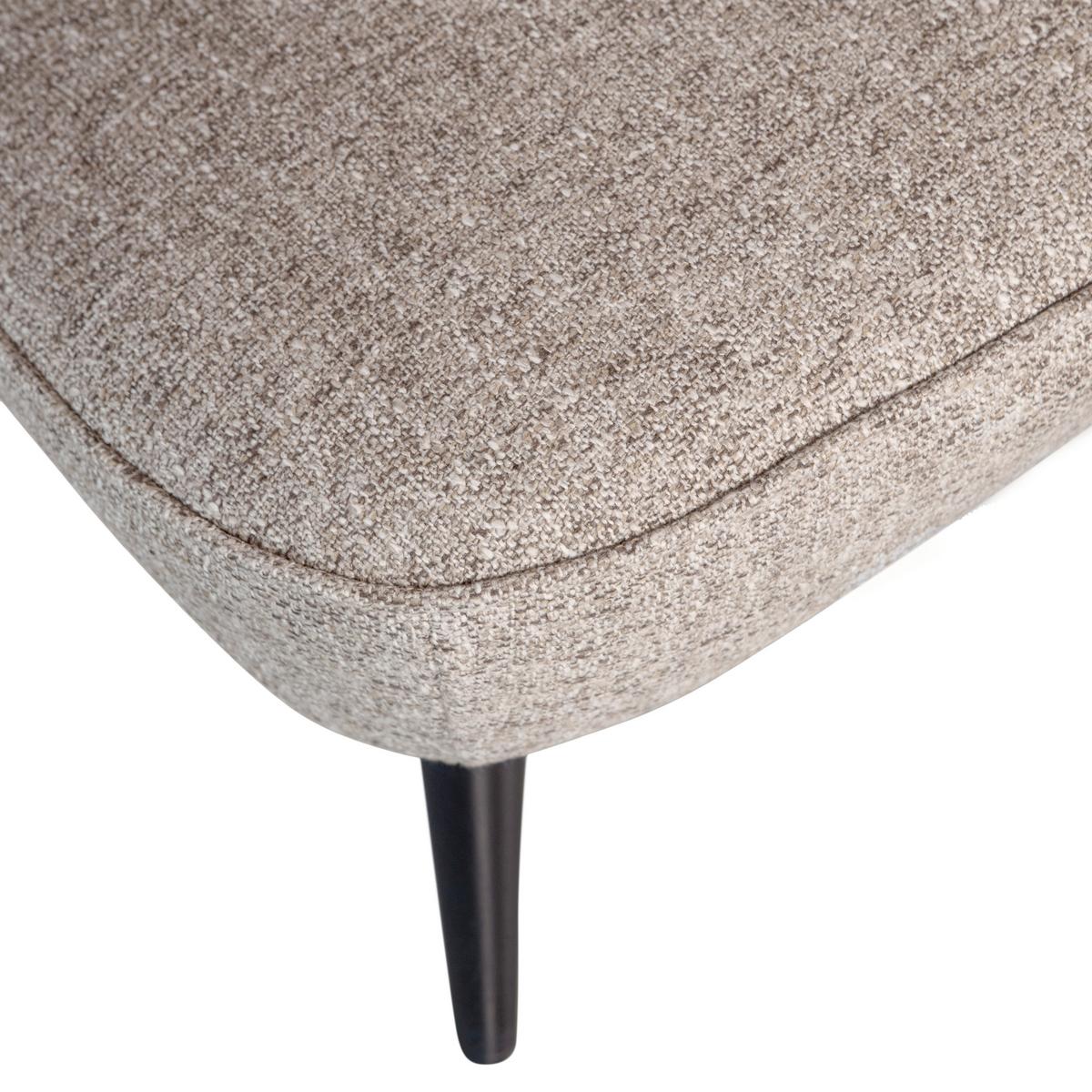 Sessel Sara Naturfarben - Schwarz/Naturfarben, Design, Holz/Textil (59/71/70cm) - Livetastic