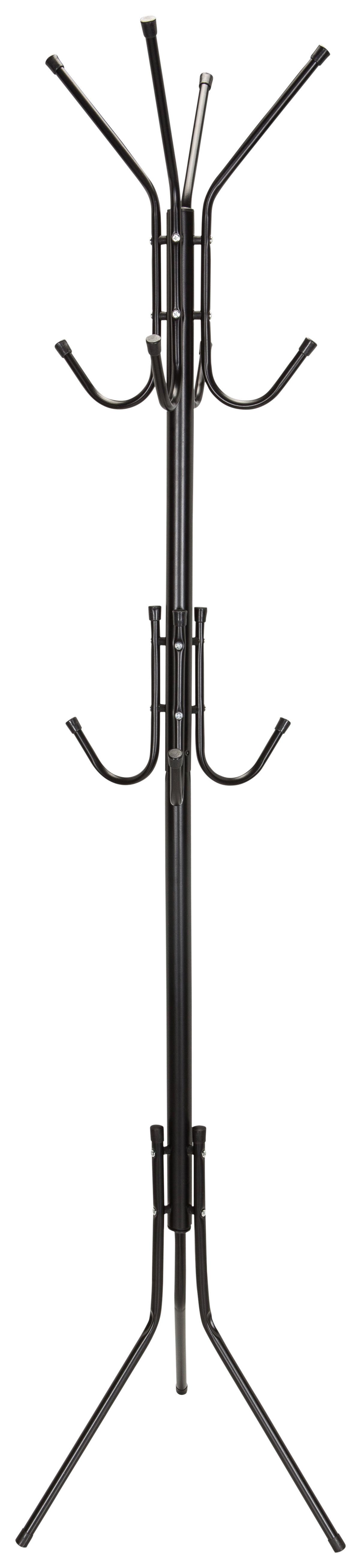 Obešalnik Za Oblačila Space Iv, Črna - črna, Moderno, kovina (44/180/44cm) - MID.YOU