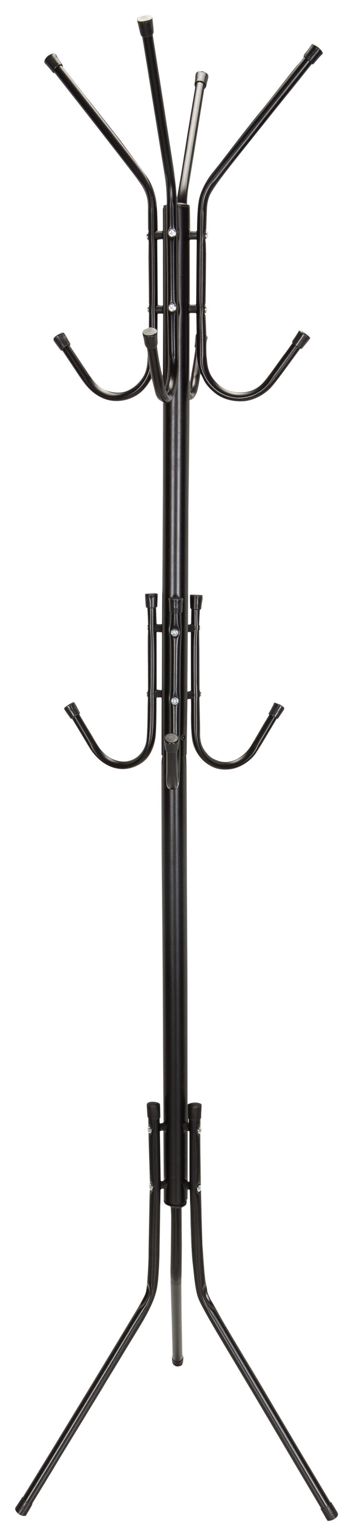Obešalnik Za Oblačila Space Iv, Črna - črna, Moderno, kovina (44/180/44cm) - MID.YOU