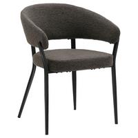 Stolica Zita - siva/crna, Moderno, metal/tekstil (60/78/56cm) - Premium Living