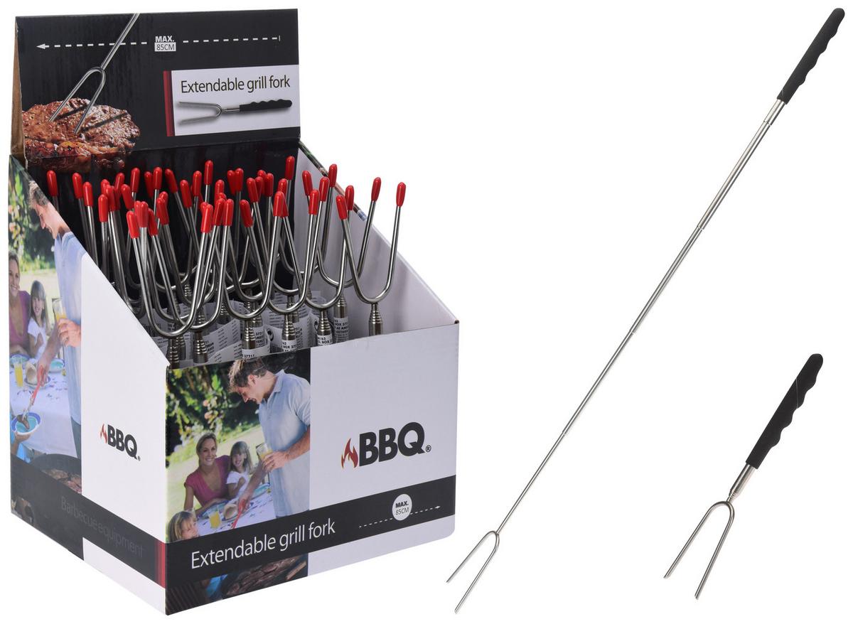 Húsvilla Bbq - ezüst, fém (72cm)