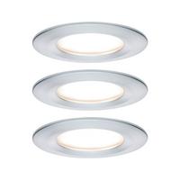 LED-Deckenleuchte Nova max. 3x 6,5 Watt, 3-teilig - Alufarben, Basics, Metall (8,4cm) - Paulmann
