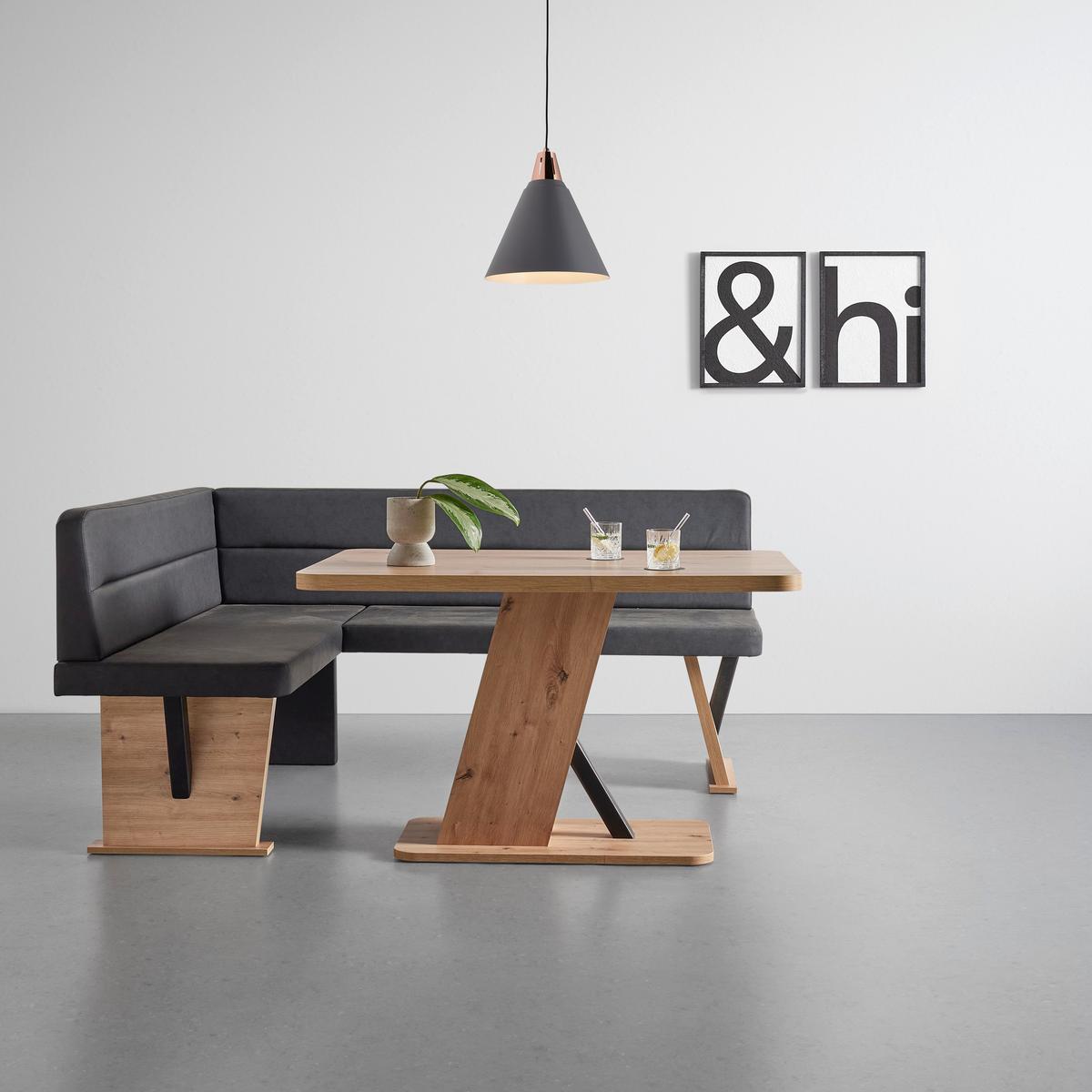 Esstisch Solar Eiche Artisan ca. 120x80x75cm - Eiche Artisan, Basics, Holzwerkstoff (120/80/75cm) - Based