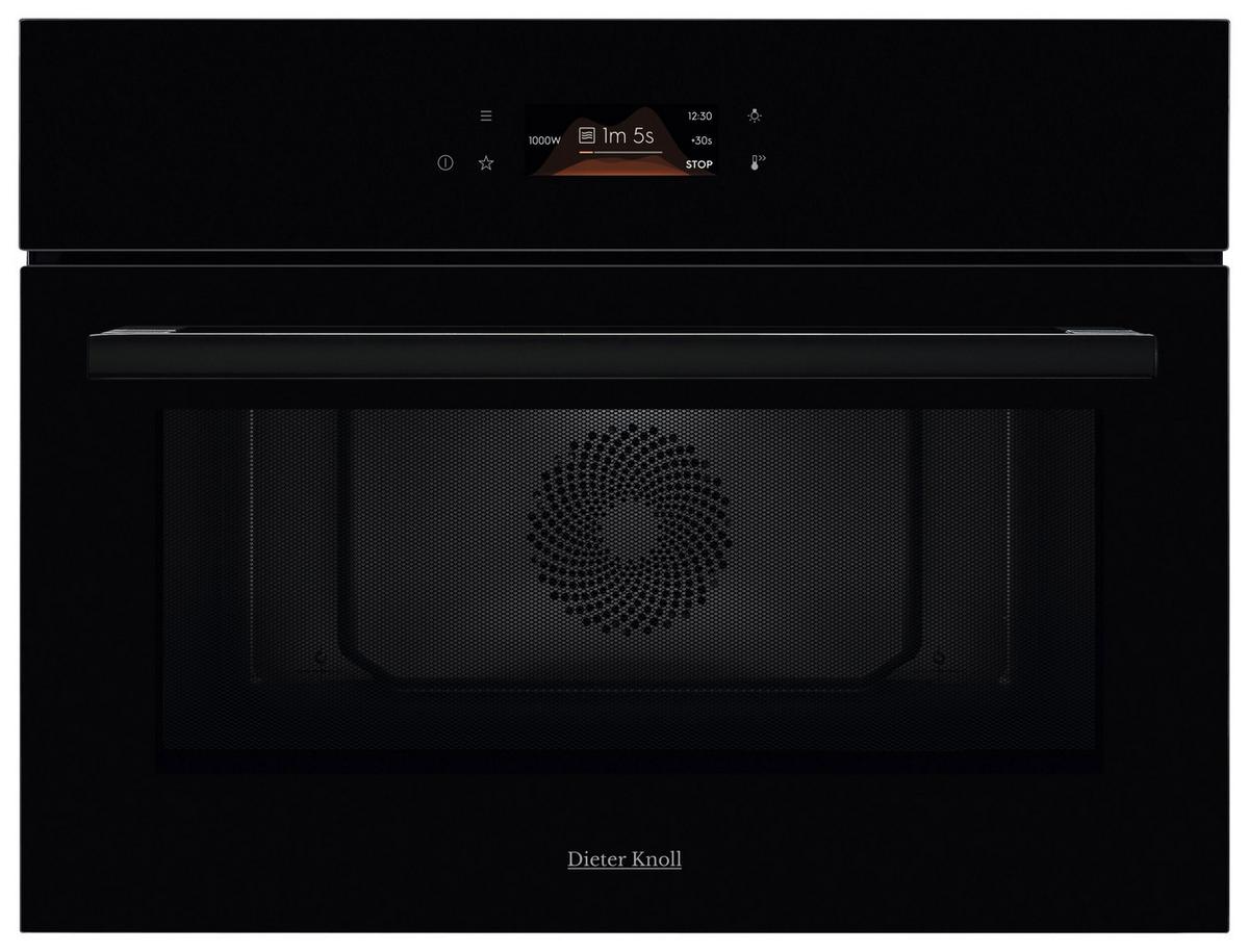 Kompaktbackofen DKK57306BK Schwarz - Schwarz, Basics, Glas/Metall (59,5/45,6/56,1cm) - Dieter Knoll