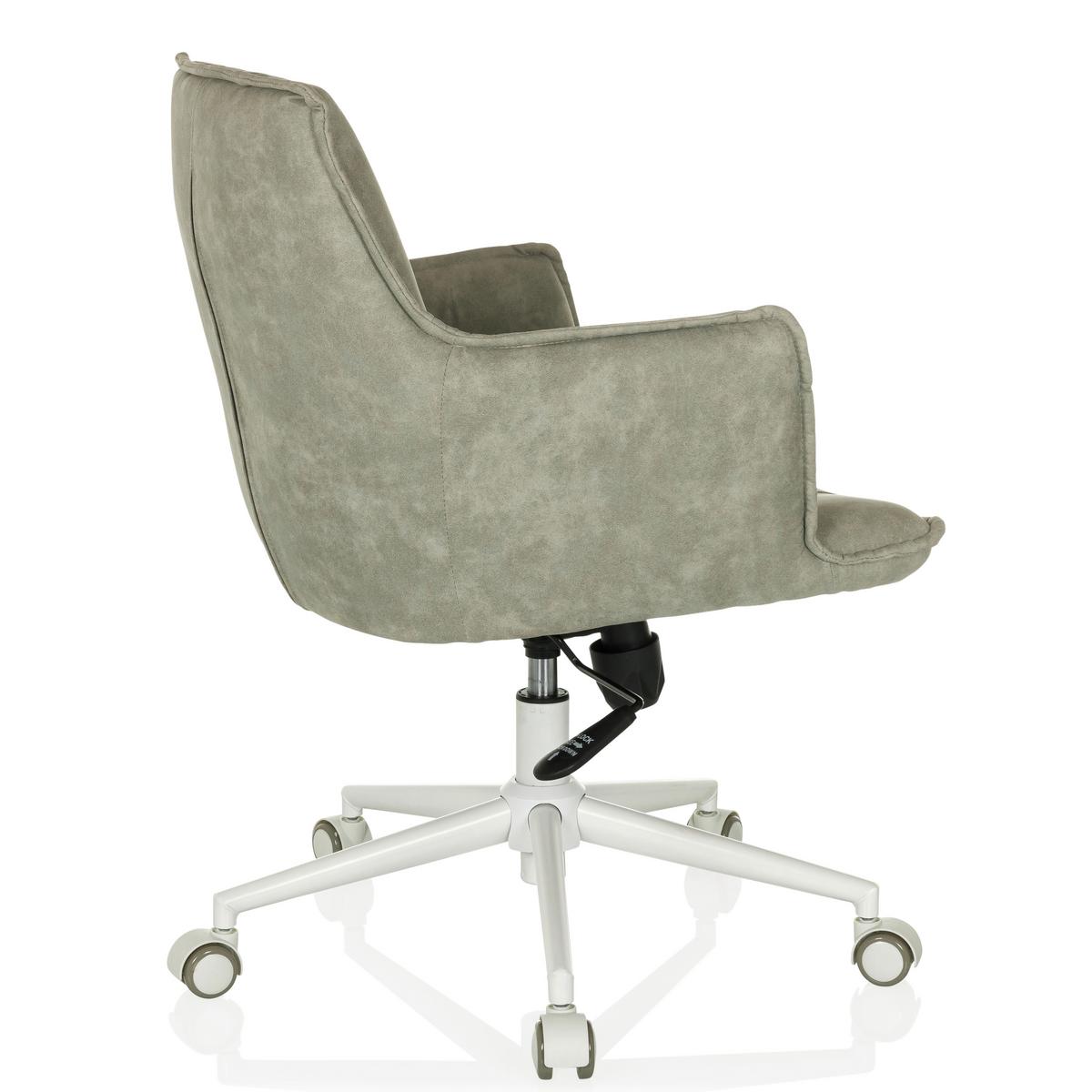 Vrtljivi Stol Solao Life, Siva - siva/bela, Moderno, kovina/umetna masa (54/85/70cm) - MID.YOU