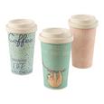Coffee-to-go-becher Annie in verschiedenen Farben - Naturfarben, Holzwerkstoff/Kunststoff (9/16cm) - MÖMAX modern living