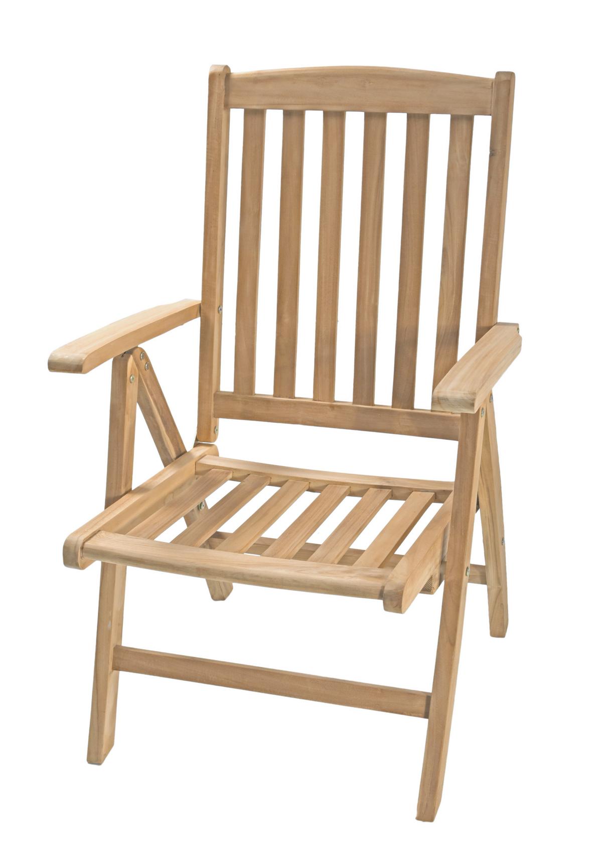 Gartenset Solo Teak - Teakfarben, Basics, Holz (62/103,5/61cm) - Gardenson