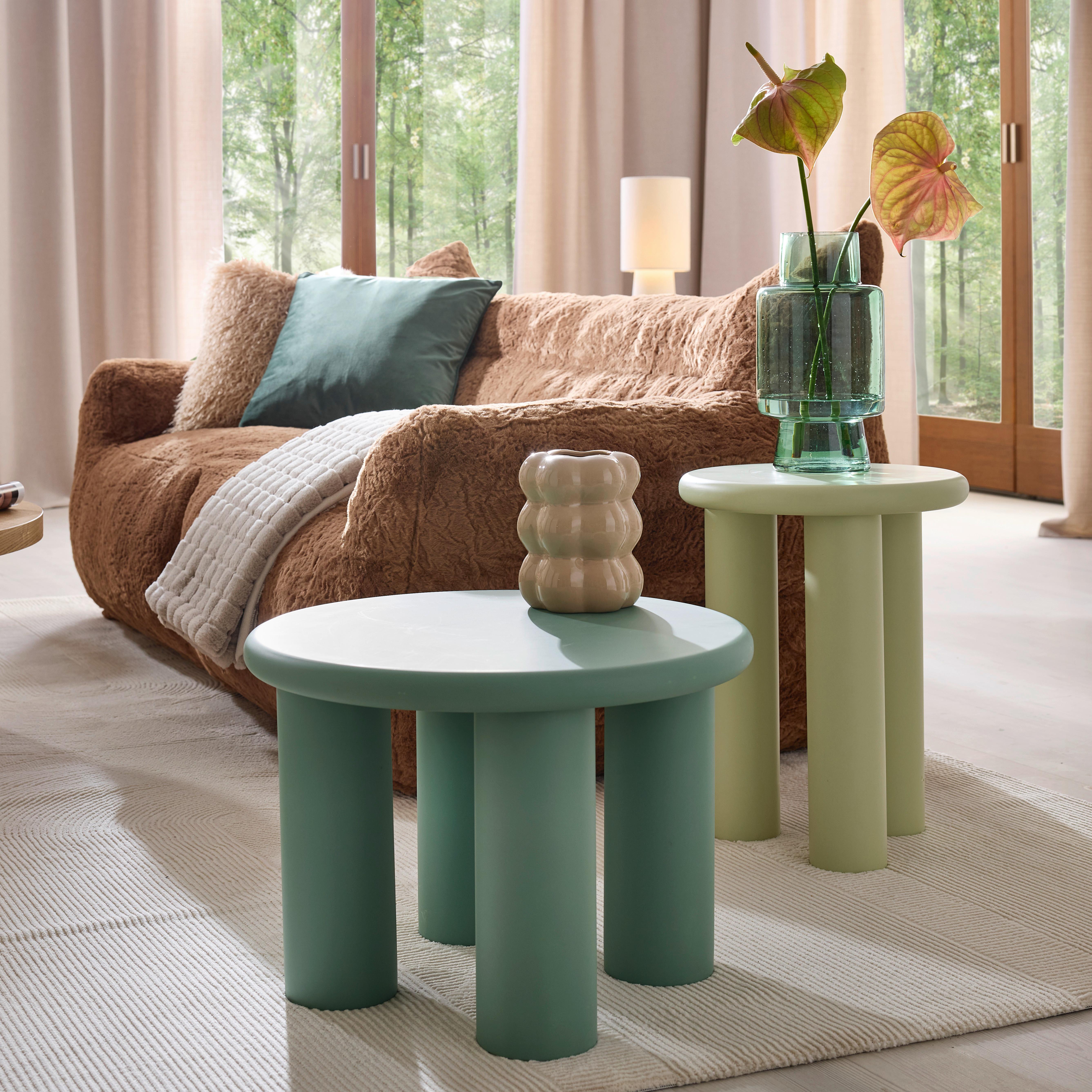 PRYDNADSKUDDE VIOLA - grön, Klassisk, textil (45/45cm) - Premium Living