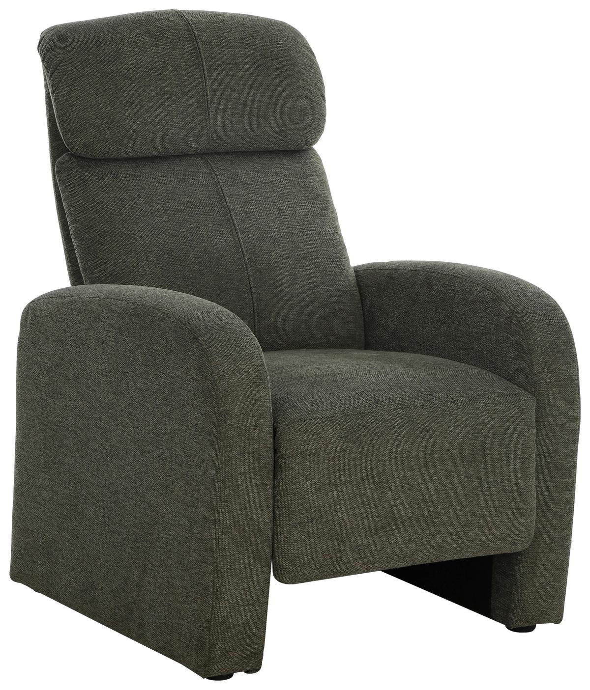 Relaxsessel Korfu Grün - Grün, MODERN, Holz/Textil (73.5/104/90cm) - Based