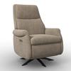RELAXFÅTÖLJ ALICE - brun/svart, Modern, metall/trä (76/110/94cm) - Bessagi Home