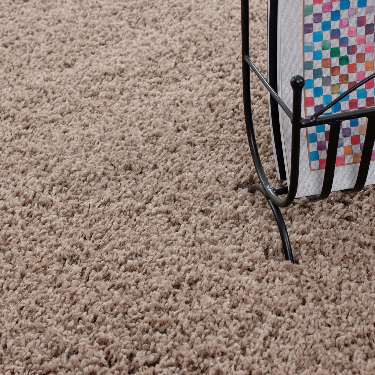 Hochflorteppich Dream Beige ca. 60x110cm - Beige, KONVENTIONELL, Textil (60/110cm) - Novel