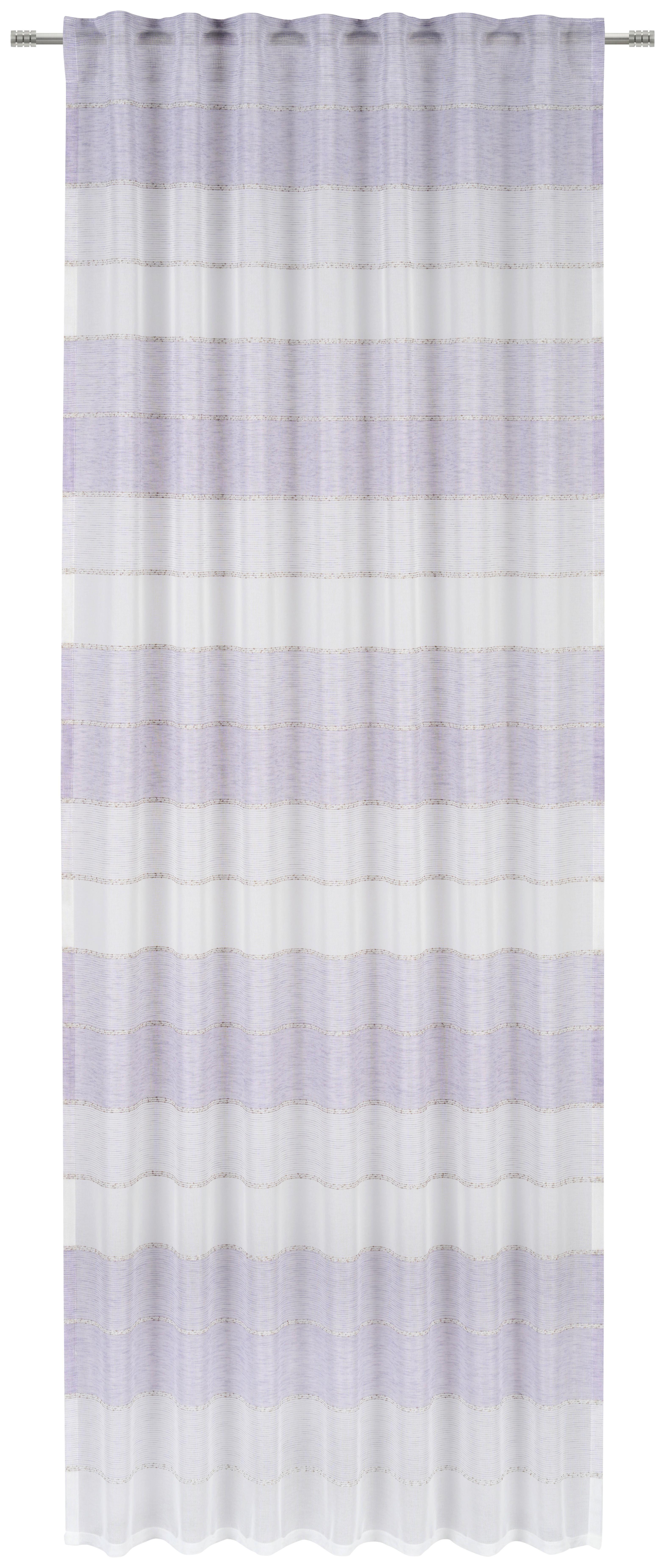 ZASŁONA GOTOWA LARDY - liliowy, Basics, tkanina (140/245cm) - Esposa