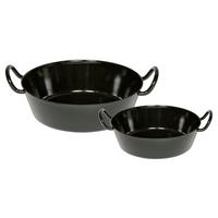 ZESTAW PATELNI ZESTAW 2 SZT - czarny, Konventionell, metal (20+30cm) - Riess