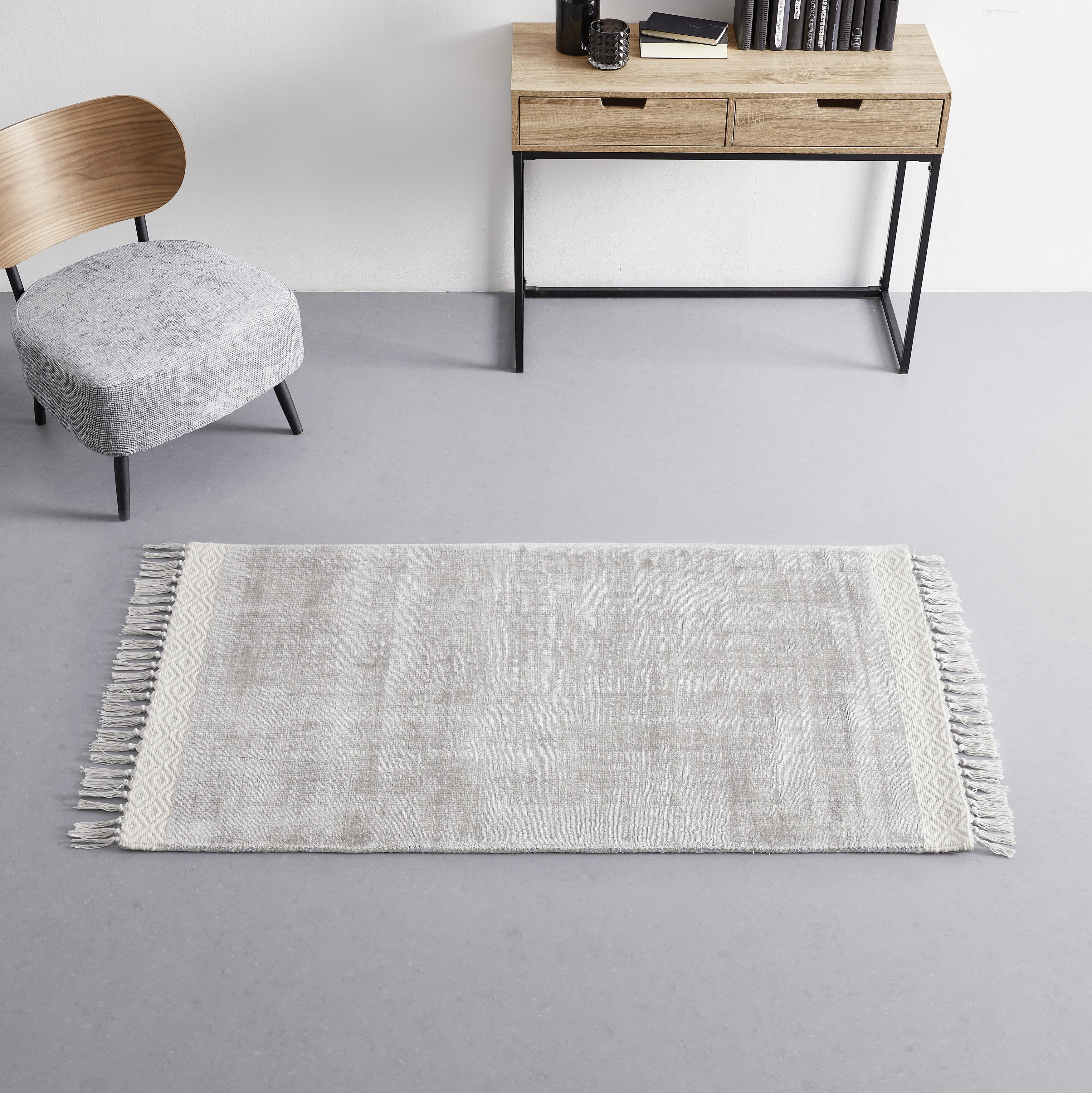 Preproga Acacio - srebrne barve, Moderno, tekstil (80/150cm) - Bessagi Home