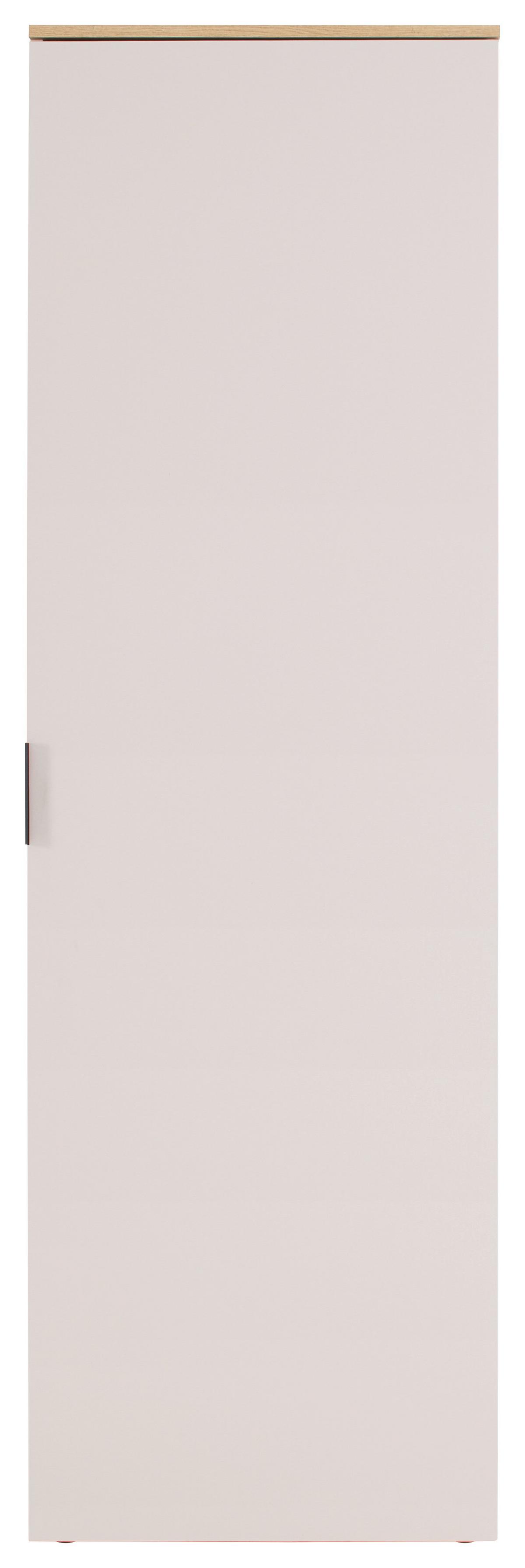 Garderobna Omara Amivo, Barve Hrasta, Kašmir - srebrne barve/kašmir, Moderno, umetna masa/leseni material (60/195/38cm) - Mömax