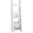 Regal in Weiß lackiert - Weiß, MODERN, Holzwerkstoff (53,6/186,5/38cm) - MÖMAX modern living